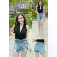 ราคา Women's Jeans Shorts Jeans with ripped front, non-stretch fabric, comfortable to wear, perfect fit. (1731931090753455847)