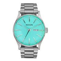 ราคา Nixon Sentry SS รุ่น NXA3562084-00 นาฬิกาข้อมือผู้ชาย Silver Turquoise หน้าปัด 42 มม. (1730338769593862931)
