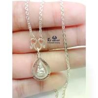 ราคา พร้อมส่งจากไทย Kr silver สร้อยคอเงินแท้ พร้อมจี้เงินแท้หลวงปู่ทวด (1731437192656946778)