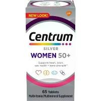 ราคา (Exp.05/26) Centrum Silver Women 50+ Multivitamin/mineral, 65 Tablets สำหรับผู้หญิงวัย สวัสดิการสด (1732091404283839583)