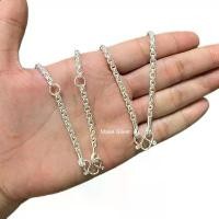 ราคา สร้อยคอเงินแท้92.5% ลายผ่าหวายเหลี่ยม Make Silver (เงินแท้ทั้งเส้นไม่ชุบไม่ลอก) แถมฟรีน้ำยาล้างเงิน 30ml (1731657048692655314)