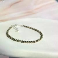 ราคา SERENA ✨ สร้อยข้อมือหิน ไพไรต์ (Pyrite) 2mm with Silver 925 (1731623096342710124)