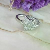 ราคา แหวนเงินแท้925 sterling silver ดีไซน์ลายผีเสื้อ (1731778439289406997)