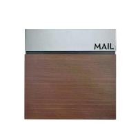 ราคา HATO ตู้จดหมาย รุ่น SILVER ขนาด 37x10x37 ซม.สีน้ำตาล (1729620283624360818)