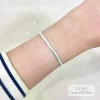 ราคา ร้านฮักเงินน่านพร้อมจัดส่งฟรี ems ด่วน ผลิตจากโรงงานในไทย เครื่องประดับสร้อยข้อมือเลสเงินแท้ 92.5% 925 Sterling Silver บล็อกบัสเตอร์ (1731931213645055600)