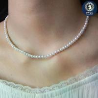 ราคา สร้อยคอไข่มุกสีขาว ไข่มุกน้ำจืดแท้ตัวเรือนเงินแท้ (Silver) (1731967705995707782)