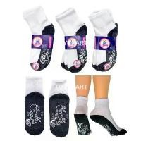 ราคา ถุงเท้านักเรียนกันลื่น ยกโหล (แพ็ค12คู่) ถุงเท้าเด็กนักเรียนข้อสั้น พื้นเทากันลื่น student socks ขายดีประจำเดือนนี้ (1731824370563843903)