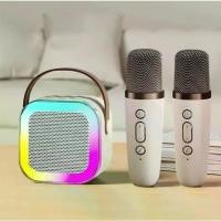 ราคา K12 มีไมค์ 2 ตัว ลำโพงบลูทูธ คาราโอเกะไร้สายกลางแจ้งขนาดเล็ก,speaker bluetoothลำโพงบลูทูธ Speaker ลำโพง bluetooth ลำโพงไร้สาย (1731264857077090623)