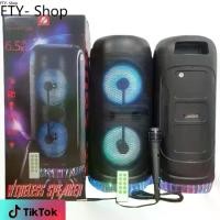 ราคา New!! ลำโพงบลูทูธ bluetooth Speaker รุ่นKTS-1269 Wireless Speaker ลำโพงดอกคู่ขนาด6.5นิ้ว แถมไมค์สาย ลำโพงกลางแจ้ง (1730234894136805878)