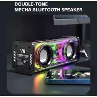 ราคา ลำโพงลำโพง รุ่นนี้v8 ลําโพงซับวูฟเฟอร์เป็นบลูทูธไร้สาย TWS สเตอริโอ Cyberpunk 3D Wireless Bluetooth Speaker ฟังเพลิน สินค้าดี โคมไฟ พลังงานแสงอาทิตย์ โซลาร์เซลล์ ไล่ ยุง แมลง ufo โชล่าเชล (17318429699