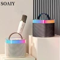 ราคา [จัดส่งทันที] SOAIY ลำโพงบลูทูธช่วยสอน ไมโครโฟนคู่ ลำโพงบลูทูธ Blutooth Speaker รองรับ USB/TF/AUX ลำโพงบลูทูธแบบพกพา (1731932500759512940)