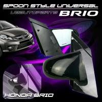 ราคา ushusi hsjwihs ใช้งานได้ กระจกมองข้าง Spoon Style เลนส์ฟ้าตัดแสง HONDA(BRIO) (1732007696868345324)