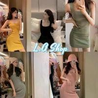 ราคา เดรสผู้หญิง L.A Shop *พร้อมส่ง เดรสผ้าถักเนื้อนุ่ม ใส่สบายมากสีพื้น ใส่สบาย ผ้ายืดดี "80037" -C Dress Women Clothing Lady เสื้อผ้า ชุด ลินิน แท้ vatnamnu ชุดเดรส ทานตะวัน สา (1730891818538862892)