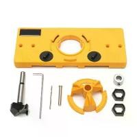 ราคา 35MM Cup Style Hinge Boring Jig Drill Guide Set Door Hole Template For Kreg Tool (1732169897672083350)