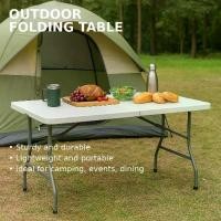 ราคา (มือสอง) โต๊ะสนามพับได้ Folding Table มีหลายขนาด สินค้ามีตำหนิ โต๊ะพับได้ราคาถูก โต๊ะปิกนิกมือสอง (1731607858973279861)