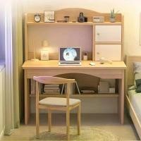 ราคา PC 80/100cm โต๊ะทำงาน โต๊ะคอมพิวเตอร์พร้อมชั้นวาง study table (1729990594224622309)