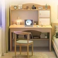 ราคา PC 80/100cm โต๊ะทำงาน โต๊ะคอมพิวเตอร์พร้อมชั้นวาง study table (1729997421985499633)