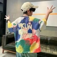 ราคา เสื้อผ้าเด็กผู้ชาย, เสื้อผ้าฤดูร้อน, เสื้อยืดผ้าฝ้าย, แขนสั้น, 2025 มาใหม่, เหมาะสำหรับเด็กขนาดกลางและใหญ่, แฟชั่นฤดูร้อน, แบรนด์ยอดนิยม, เสื้อ, สำหรับเด็กผู้ชาย ชุด ไทย วันสุนทร (1731802863458944155)