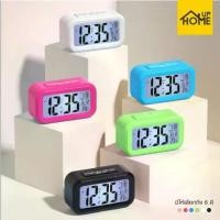 ราคา [New customer 1฿] Table Alarm Clock Digital Clock Displays Date Month Temperature LED Screen / HomeUP (1731771921361372869)