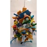 ราคา Wood toy for Birds ของเล่นไม้ ให้นกแทะเล่น COD (1731782674130437132)