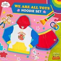 ราคา WE ARE ALL TOYS HOODIE SET เซ็ตเสื้อฮู้ดและกางเกงขาสั้นลาย TOY STORY (1729593798360205581)