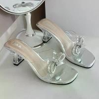 ราคา orishop017 รุ่นใหม่ มาแรง ! [ SiIvia Glass Heels ] รองเท้าส้นแก้ว สูง 2.5 นิ้ว สวยหรู ใส่แล้วจึ้ง !!~ เช็ดหน้า คอมฟอร์ท ခေါင်းအုံးစွတ် balenciaga หมุนได้ 360 BEST TREND ซักผ้า บรีสเอกเซล (173146118130