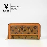 ราคา PLAYBOY รุ่น Glam Women's wallet bag กระเป๋าสตางค์ใบยาวผู้หญิง ST-WA242PB103 ดีไซน์ซิปรอบสกรีนโลโก้ มี 2 สี สีขาวและสีน้ำตาล (1730532196309502095)