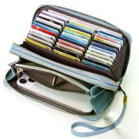 ราคา กระเป๋าสตางค์ใบยาว หลายช่อง ความจุมาก เช็ดทำความสะอาดได้ ซับในพลาสติก การปิดกั้น RFID สไตล์มินิมอล กระเป๋าสตางค์ของขวัญที่ดีที่สุด wallet women กระเป๋า สตางค์ charles and keith (1731985232404121432)