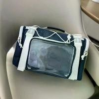 ราคา กระเป๋าสะพายไหล่ ความจุมาก โปร่งใส กระเป๋าปวด กระเป๋าเด็กผู้หญิง unisex เหมาะสำหรับเล่นกีฬา พร็อพ กระเป๋าสะพายข้าง แฟชั่น กระเป๋าปวดอนิเมะ tote bags กระเป๋า ยาง rfid wallet lululemon canvas tote (1731