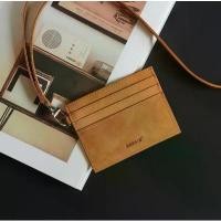 ราคา Essala กระเป๋าหนังแท้ ใส่บัตร Wallet Card Holder รุ่น Carmin (1732138578041341195)