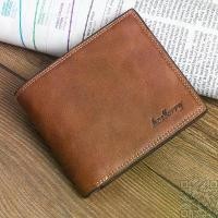 ราคา [พร้อมส่ง] Baellerry men's short wallet tri fold wallet high quality leather wallet wallet (1731208331708499276)