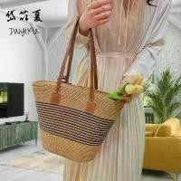 ราคา กระเป๋าทอฟาง ความจุมาก แฮนด์เมด กระเป๋า ปลา hobo bag ပ ိ တ ် စ ก ร ะ เ ป ๋ า จ ั ก ส า น wallet women กระเป๋า สตางค์ ซิปรอบ ส้ม มารี สะพาย ข้าง กระเป๋า chio ' 2 nd แท้ (1731796337676485939)