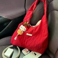ราคา กระเป๋าผ้าแคนวาส ลายทางสีแดง สำหรับผู้หญิง ไซส์ L wallet women (1731928751392130894)