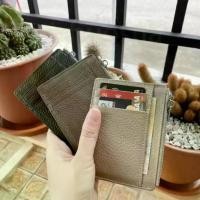 ราคา [COD] รุ่นบาง $หนังวัวแท้$ กระเป๋าสตางค์ใบสั้น Card Holder กระเป๋าผู้หญิง กระเป๋าตังผู้หญิง กระเป๋าผู้ชาย กระเป๋าตังผู้ชาย Wallet (1732192839955155276)