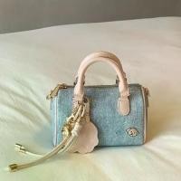 ราคา กระเป๋าหมอนสีชมพูอ่อน, แฟชั่นผ้าเดนิมผู้หญิง, กระเป๋าสะพายข้างผู้หญิง, แบบพกพา, สไตล์ตะวันตก, กระเป๋าสะพายข้าง, Chenguang crochet bag wallet women กระเป๋า สียีนส์ mustard sugar m (1731737925094311231)