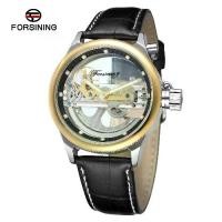 ราคา นาฬิกาผู้ชาย, FORSINING, กลไกกลอัตโนมัติ, การออกแบบกลวงโปร่งใสคู่ premium watch (1732189279097357947)