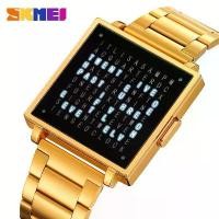 ราคา นาฬิกาผู้ชาย, SKMEI, แฟชั่น, บุคลิกภาพ, ดีไซน์สร้างสรรค์, สายเหล็ก, เรืองแสง, นาฬิกาอิเล็กทรอนิกส์, สี่เหลี่ยม, สไตล์ลำลอง 700 premium watch br 540 นาฬิกา สาย หนัง casio patek (1731931162053411986)