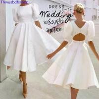 ราคา Thwusbdfsshop (Dress5-42)พร้อมส่ง Wedding Dress เดรสแต่งงาน Princess Style กระโปรงพอง มีแขนตุ๊กตา เปิดหลัง ถ่ายพรีเวดดิ้ง ชุดขาว ขาย ร้อน (1730920522112534786)