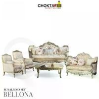 ราคา ชุดโซฟาหลุยส์ 5ชิ้น (3+2+1+1ที่นั่ง+โต๊ะกลาง) White Titanium Series รุ่น TSF-LV-SET BELLONA [Pick Collection] (1731595771253785792)