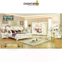 ราคา ชุดห้องนอนวินเทจ หลุยส์ เจ้าหญิง เซ็ต6ชิ้น (Platinum White Series) รุ่น Pandarus-I [Pick Collection] (1731439286081389760)