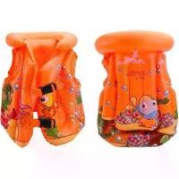 ราคา [พร้อมส่ง] เสื้อชูชีพเด็ก Inflatable Kids Jacket, Yellow,Orange,Blue, ชุดว่ายน้ำเด็ก ฝึกว่ายน้ำ เตรียมว่ายน้ำ SIZE S/M/L/XL (1732177378747188912)