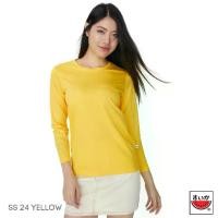 ราคา แตงโม (SUIKA) - เสื้อแตงโมคอกลมแขนยาว รุ่น SUPERSOFT LONGSLEEVES สี SS24 YELLOW (1729597849749850944)