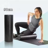 ราคา Yoga Foam Roller โฟมโรลเลอร์ โฟมลูกกลิ้งโยคะ โฟมโรลเลอร์ นวดกล้ามเนื้อ ยาว 90 ซม. Foam Roller 90 cm. (1729960899691186363)