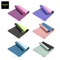 ราคา เสื่อโยคะไม่ลื่นYoga TPE เสื่อโยคะ ทูโทน yoga mat แผ่นรองโยคะ หนา 6mm กันลื่น กันน้ำ เสื่อออกกำลังกาย (1731307632729752662)