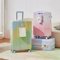 ราคา กระเป๋าเดินทาง สีไล่โทนสีสด รุ่นใหม่ สำหรับผู้หญิง มีรถเข็นที่ดูดี ขนาด 20 นิ้ว เหมาะสำหรับนักเรียน กระเป๋าเดินทางหนังรหัสผ่าน ขนาด 24 นิ้ว american tourister กระเป๋า (1731893452593792649)