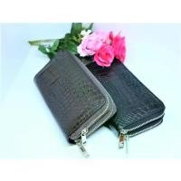 ราคา กระเป๋าสตางค์ มีซิปคู่ หนังจระเข้แท้ (ส่วนท้องไผ่) ทั้งใบ แถมพวงกุญแจจระเข้ รับประกันสินค้า (1729542761386838204)