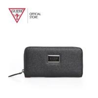 ราคา [จัดส่งทันที] GUESS กระเป๋าผู้หญิง รุ่น H6026599 ABREE SLG MEDIUM ZIP AROUND สีดำ กระเป๋าสตางค์ (1731783032431608839)