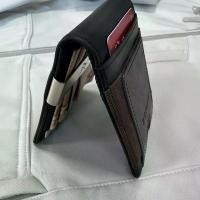 ราคา กระเป๋าสตางค์ คลิปหนีบตังค์ Zeilix Flaco Money Clip แบบหนีบ 2 พับ หนังแท้ สีดำ/น้ำเงินกรมท่า men's clips กระเป๋า สตางค์ ตัง แบรนด์ไทย (1731165375009360588)