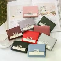 ราคา กระเป๋าสตางค์สำหรับผู้หญิง, Forever Young, กระเป๋าสตางค์ขนาดกลาง, 3 พับ, เหมาะสำหรับคุณ, รหัสส่วนลด 12 ฿: 22SBSBA, กระเป๋าสตางค์ ใส่ รูป ถ่าย ใบ สั้น หนัง แท้ ผ้าเเคนวาสสะ (1731046118713100527)