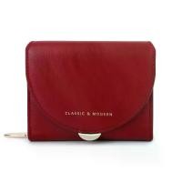 ราคา [พร้อมส่ง] [พร้อมส่งในไทย]กระเป๋าสตางค์ผู้หญิง CLASSIC&MODERN กระเป๋าสตางค์ผู้หญิงใบสั้น 3พับ ซิปล็อค กระเป๋าสตางค์ แฟชั่น6102-052 (1731200118252995700)